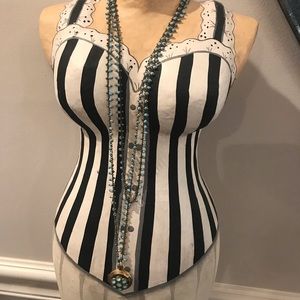 Catherine Popesco Layered Turquoise Necklace